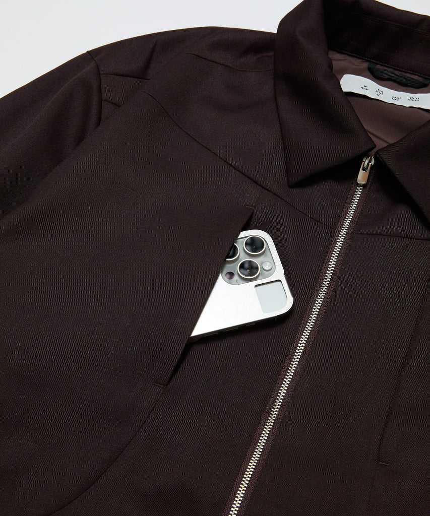 CURB POCKET ZIPPED BLOUSON