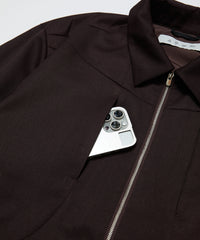 CURB POCKET ZIPPED BLOUSON