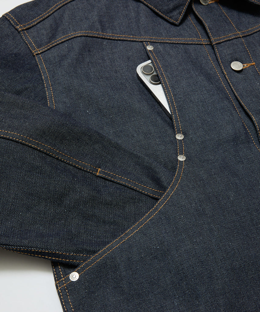 CURB POCKET DENIM JACKET
