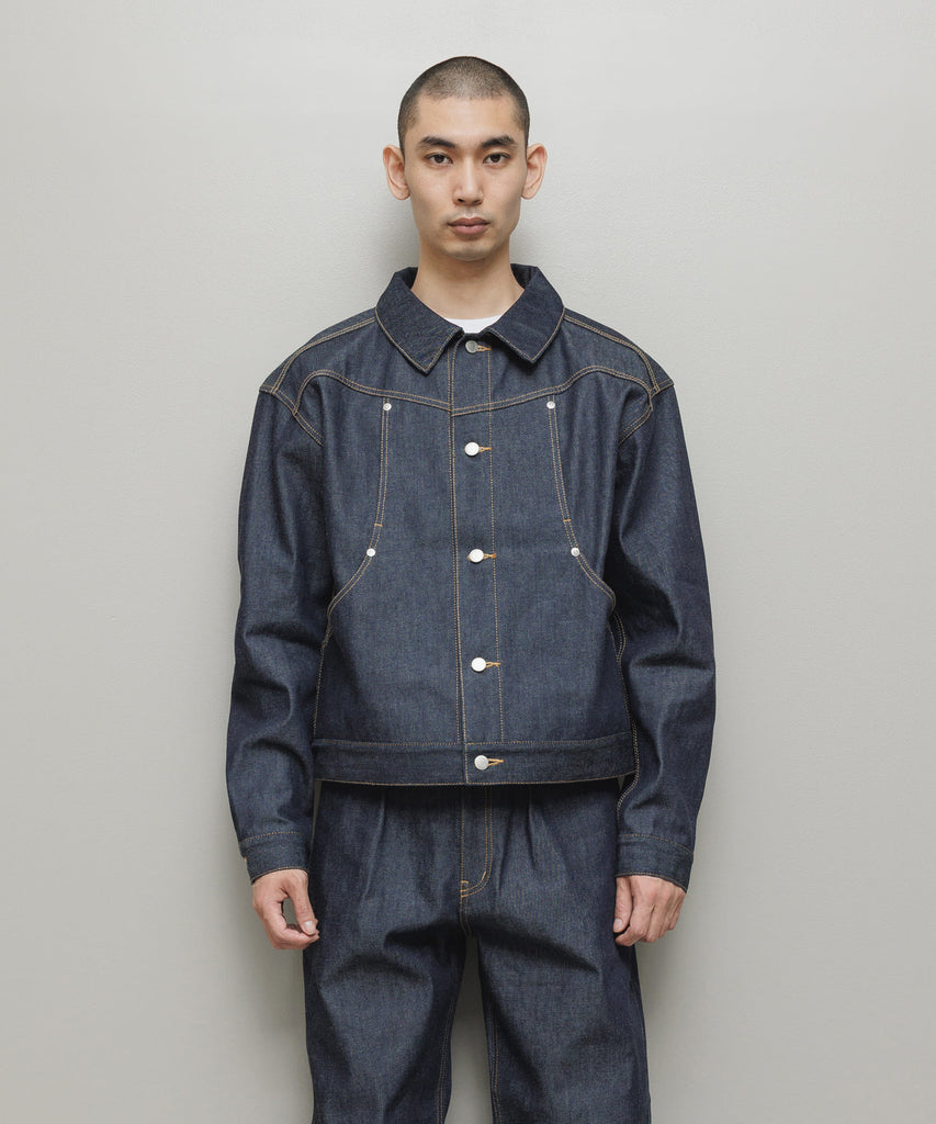 CURB POCKET DENIM JACKET
