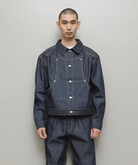CURB POCKET DENIM JACKET