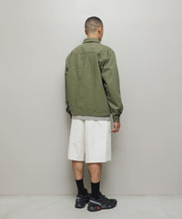 CREW HERRINGBONE OVER SHIRT
