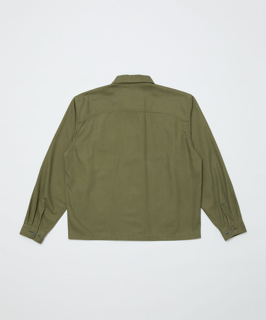 CREW HERRINGBONE OVER SHIRT