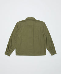 CREW HERRINGBONE OVER SHIRT