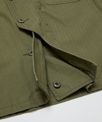 CREW HERRINGBONE OVER SHIRT