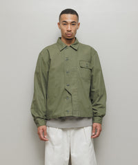 CREW HERRINGBONE OVER SHIRT