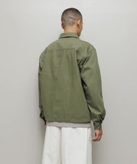 CREW HERRINGBONE OVER SHIRT