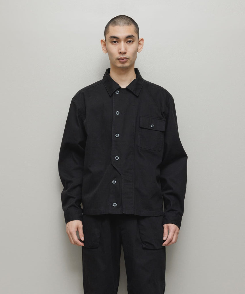 CREW HERRINGBONE OVER SHIRT