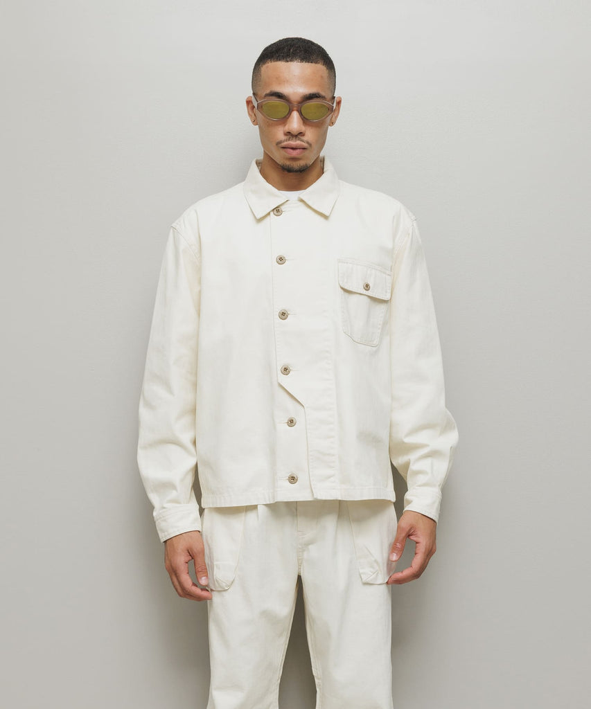 CREW HERRINGBONE OVER SHIRT
