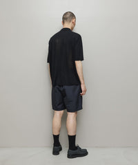 VENTILATION MESH KNIT ZIP POLO SS