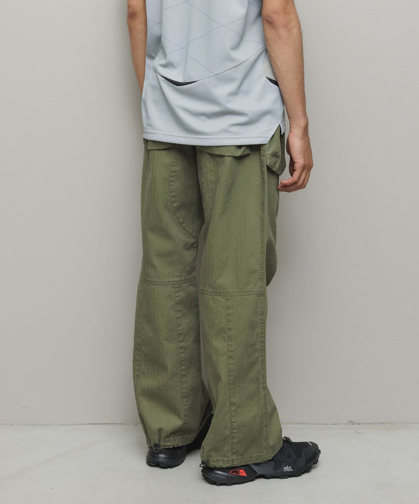 HERRINGBONE CREW PANT