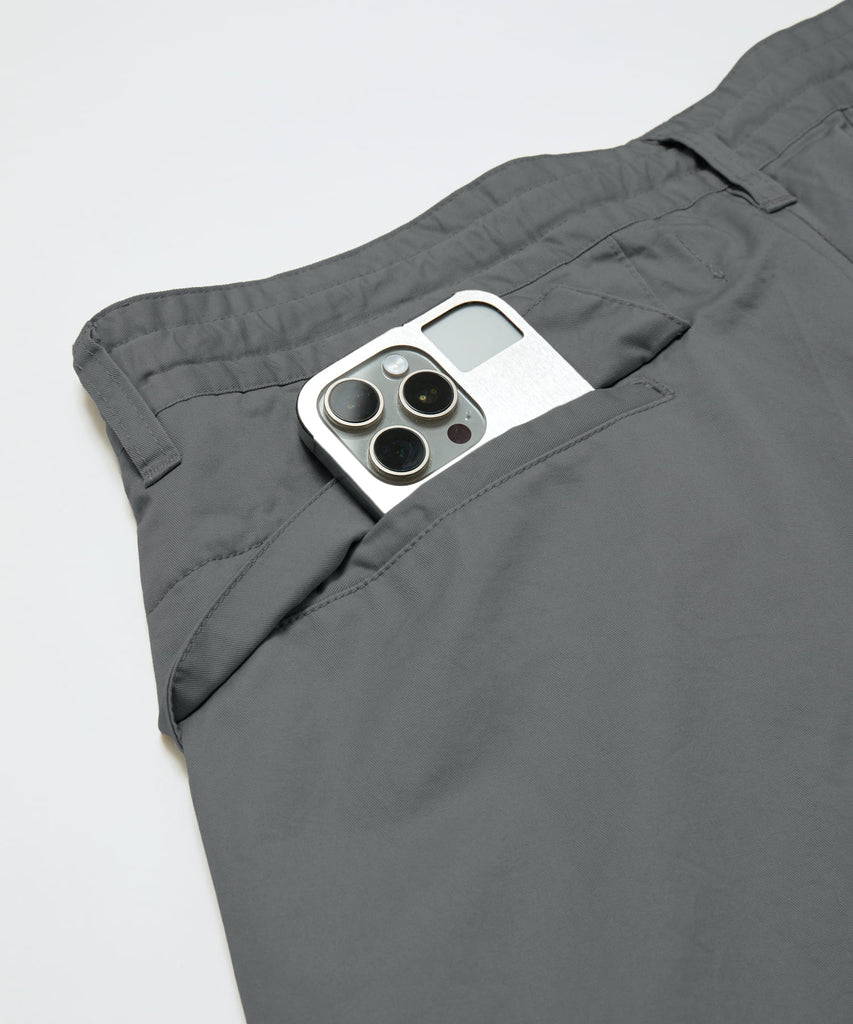 COTTON TWILL OVER SIZED BERMUDA SHORT