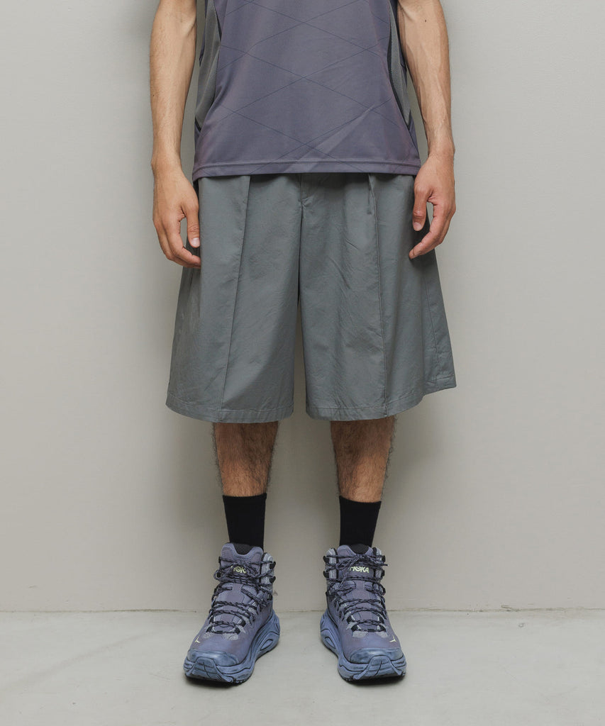 COTTON TWILL OVER SIZED BERMUDA SHORT