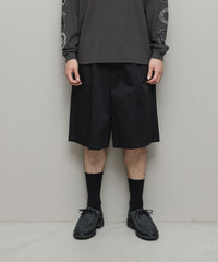 COTTON TWILL OVER SIZED BERMUDA SHORT