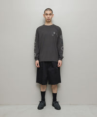 COTTON TWILL OVER SIZED BERMUDA SHORT
