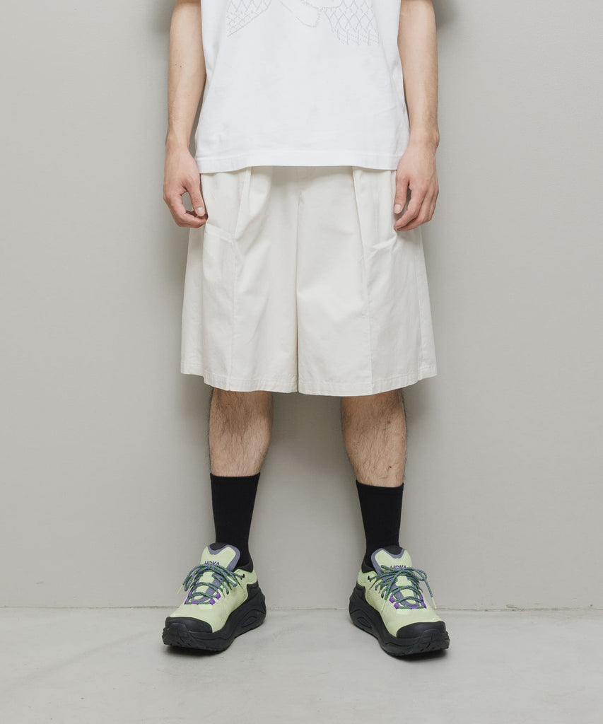 COTTON TWILL OVER SIZED BERMUDA SHORT