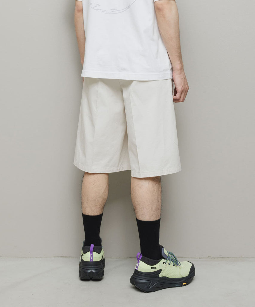 COTTON TWILL OVER SIZED BERMUDA SHORT