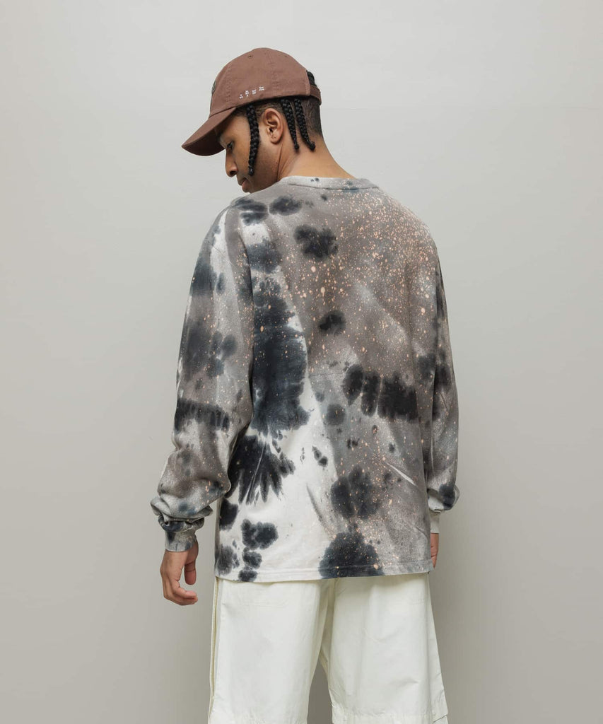 LOGO TIE DYE LS TEE by YUKIDYE