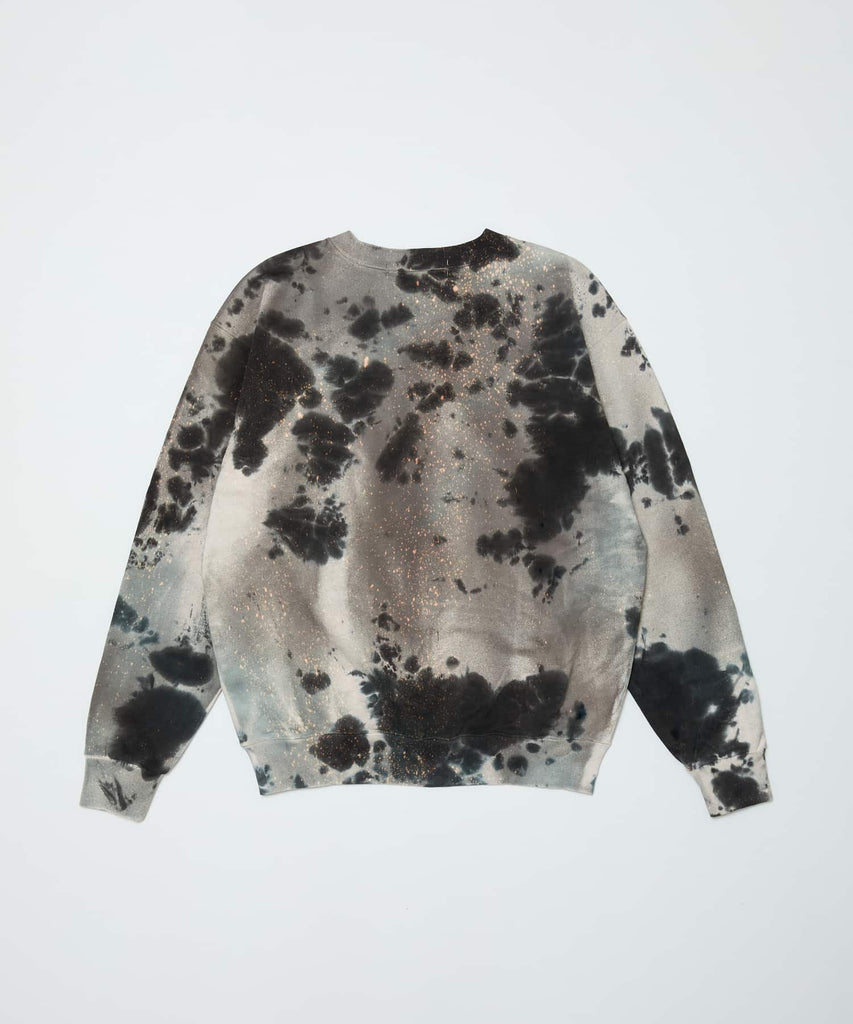 LOGO TIE DYE CREW SWEAT by YUKIDYE