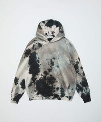 LOGO TIE DYE HOODIE SWEAT by YUKIDYE