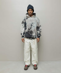 LOGO TIE DYE HOODIE SWEAT by YUKIDYE