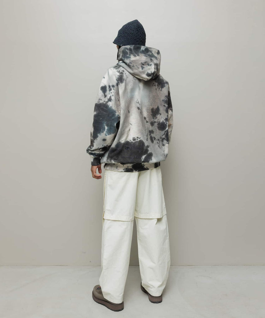 LOGO TIE DYE HOODIE SWEAT by YUKIDYE