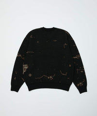 JACQUARD PATTERN CREWNECK SWEATER