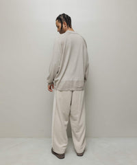 VENTILATION MESH KNIT ZIP POLO LS