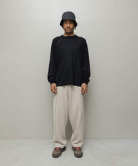 VENTILATION MESH CREW SWEATER