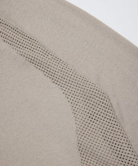 VENTILATION MESH CREW SWEATER
