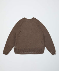 VENTILATION MESH CREW SWEATER