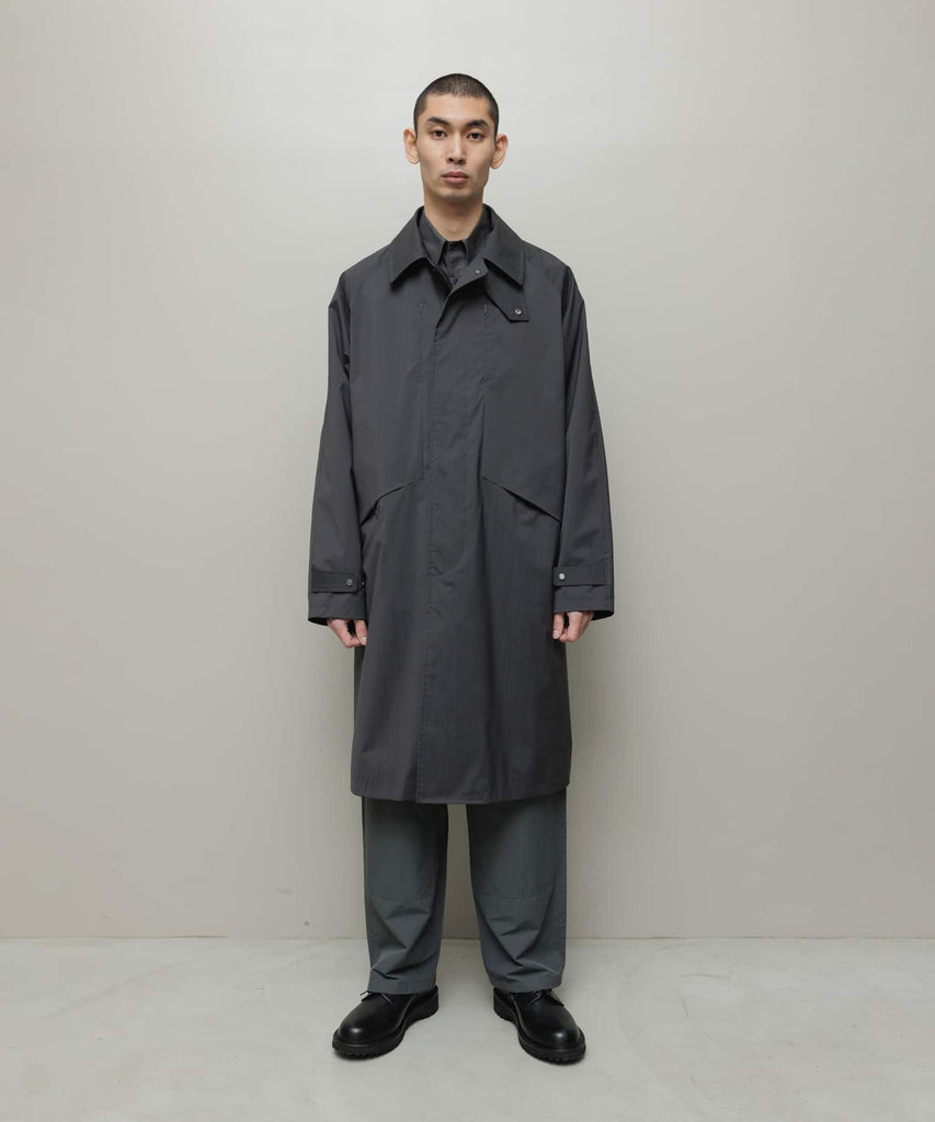 WATER RESISTANT WOOL BALMACAAN COAT
