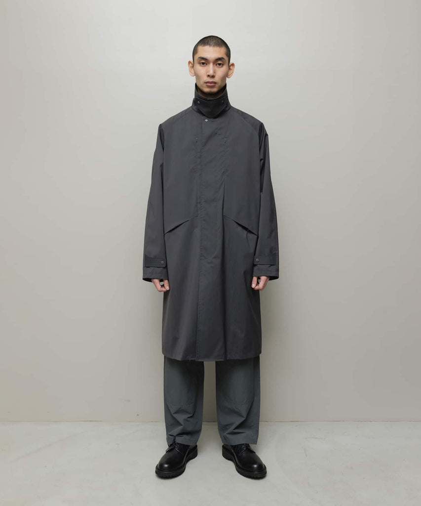 WATER RESISTANT WOOL BALMACAAN COAT