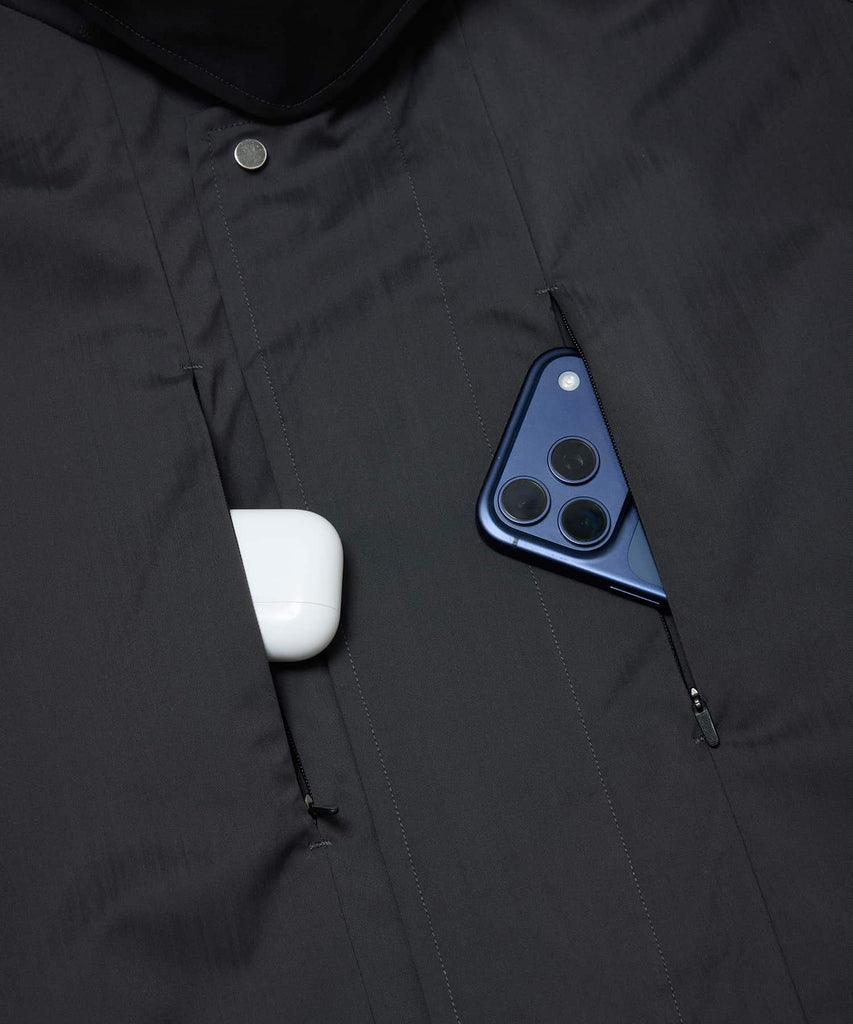 WATER RESISTANT WOOL BALMACAAN COAT
