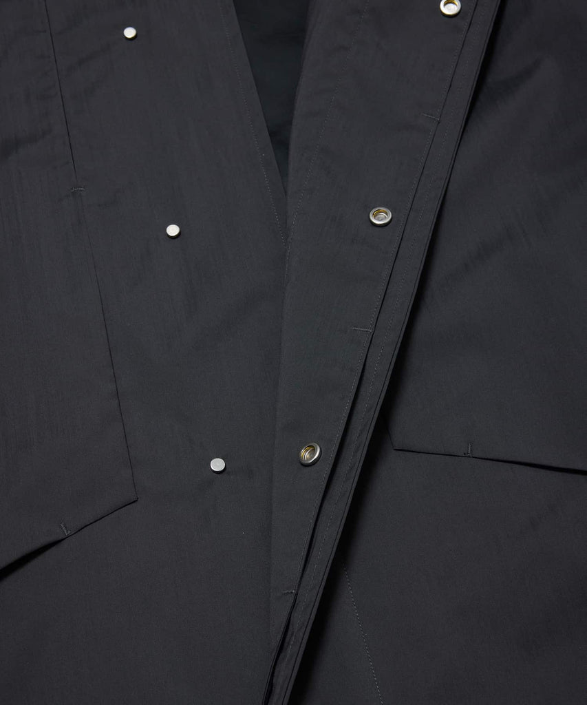 WATER RESISTANT WOOL BALMACAAN COAT