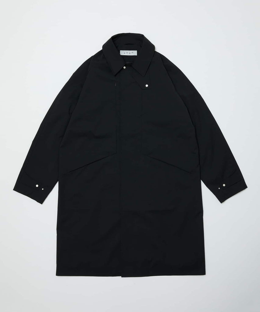 WATER RESISTANT WOOL BALMACAAN COAT