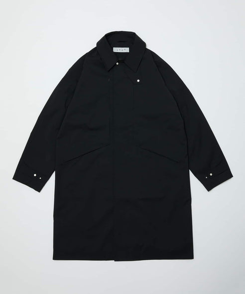WATER RESISTANT WOOL BALMACAAN COAT