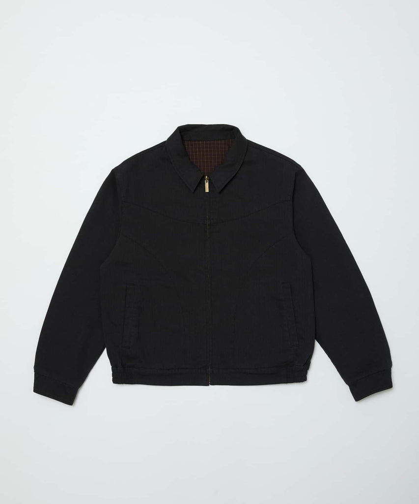 CORDUROY & CHECKED REVERSIBLE BLOUSON