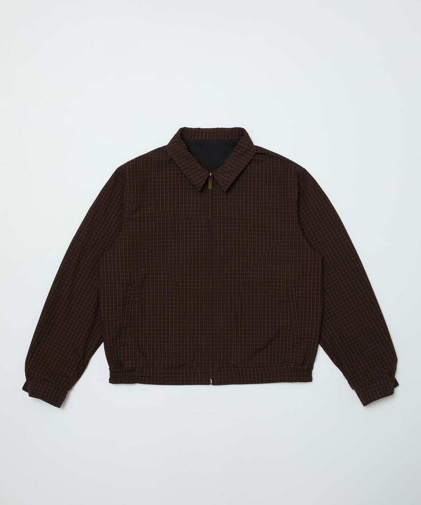 CORDUROY & CHECKED REVERSIBLE BLOUSON