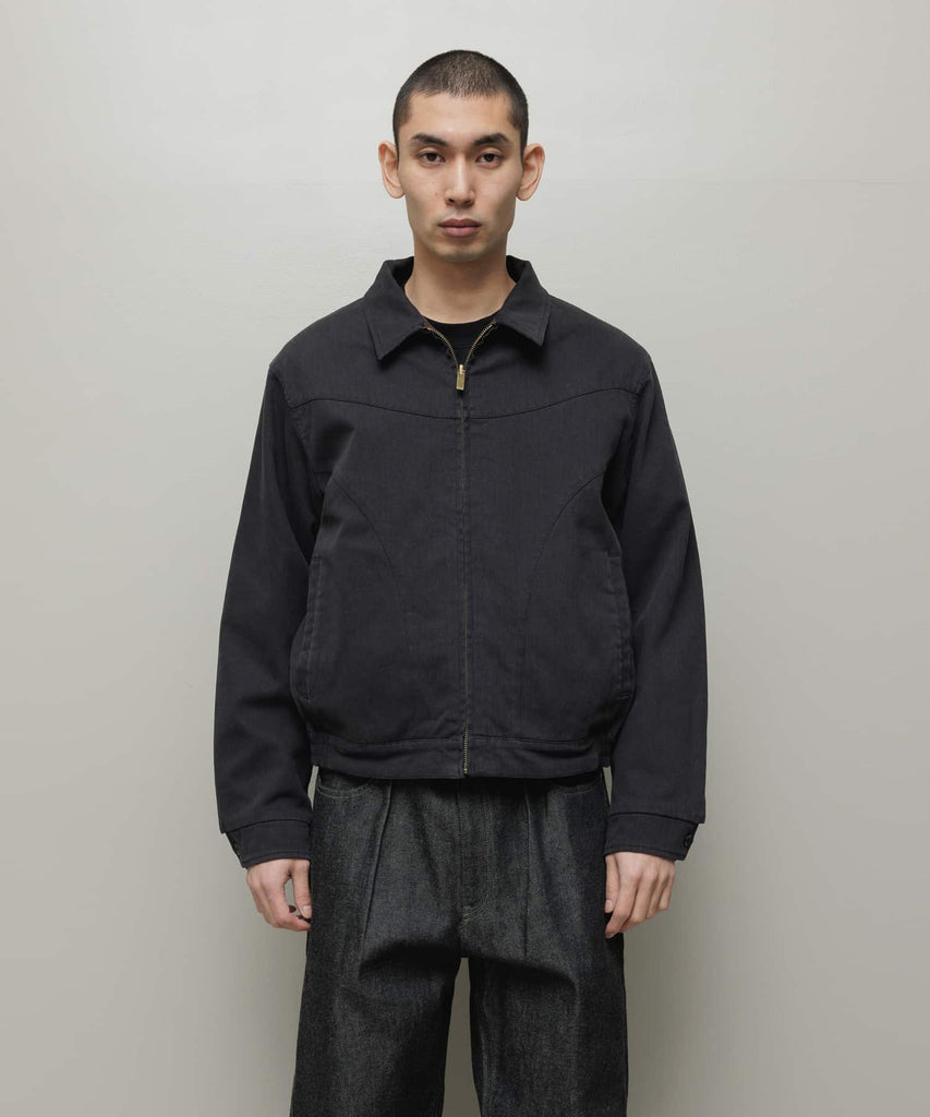 CORDUROY & CHECKED REVERSIBLE BLOUSON