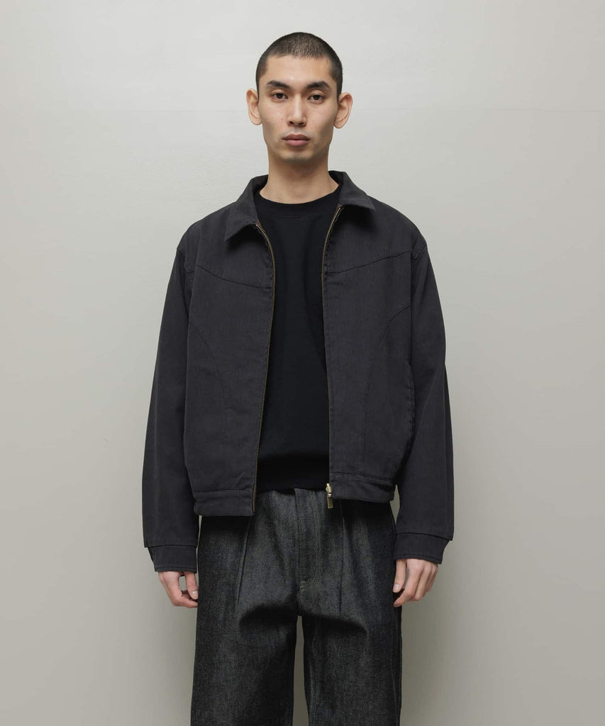 CORDUROY & CHECKED REVERSIBLE BLOUSON