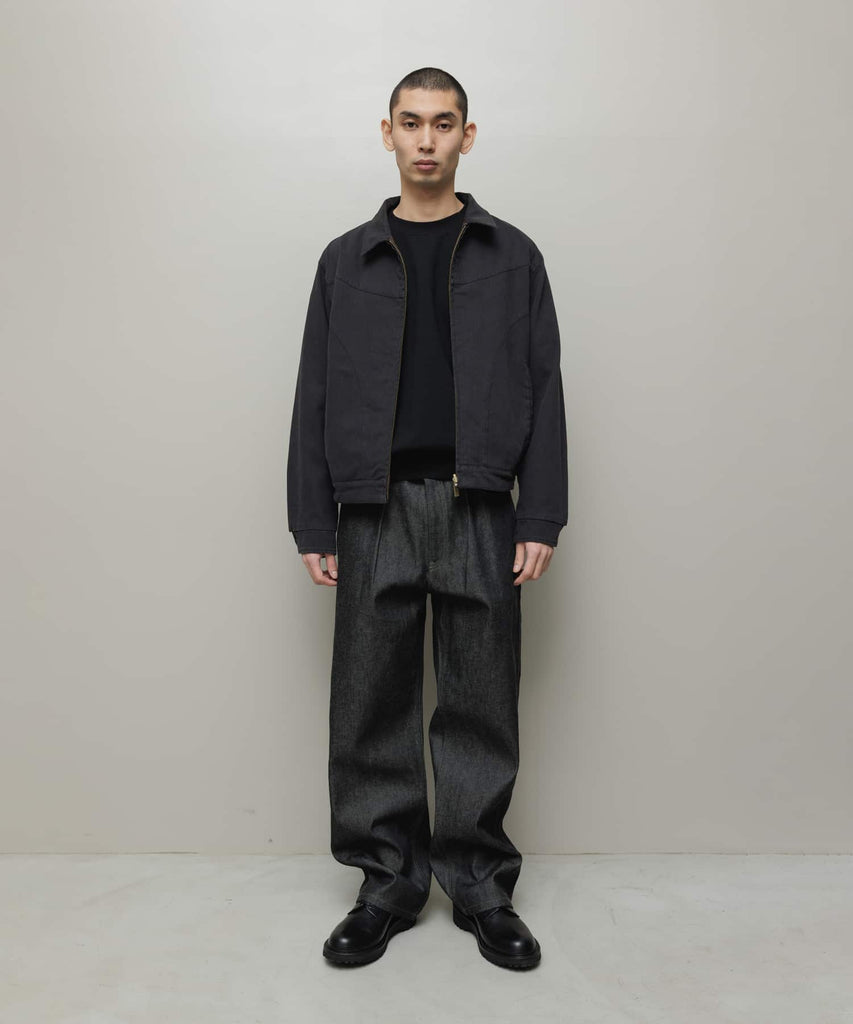 CORDUROY & CHECKED REVERSIBLE BLOUSON