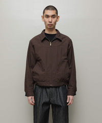 CORDUROY & CHECKED REVERSIBLE BLOUSON