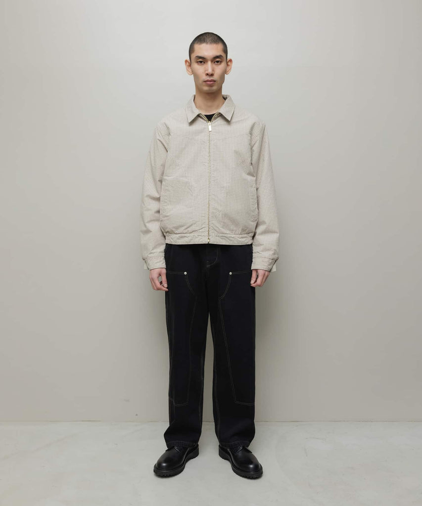 CORDUROY & CHECKED REVERSIBLE BLOUSON