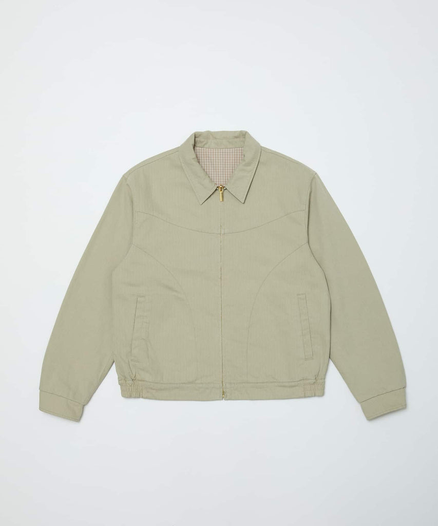 CORDUROY & CHECKED REVERSIBLE BLOUSON