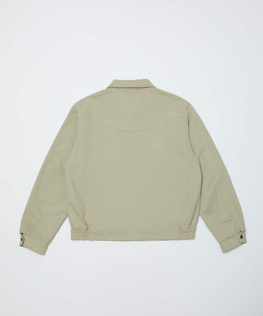 CORDUROY & CHECKED REVERSIBLE BLOUSON