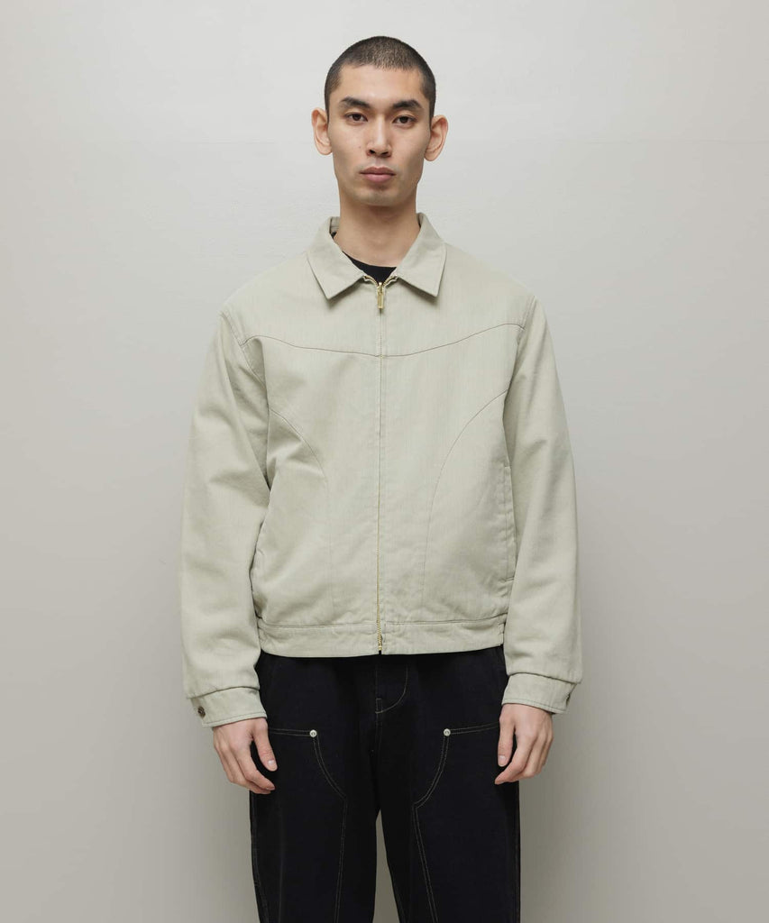 CORDUROY & CHECKED REVERSIBLE BLOUSON