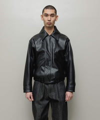 LEATHER FLIGHT BOMBER JACKET