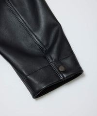LEATHER FLIGHT BOMBER JACKET