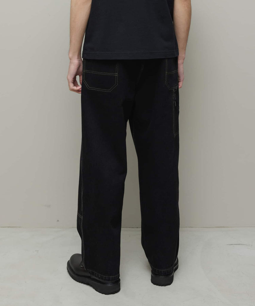 DENIM FAUX STITCH CARPENTER PANT